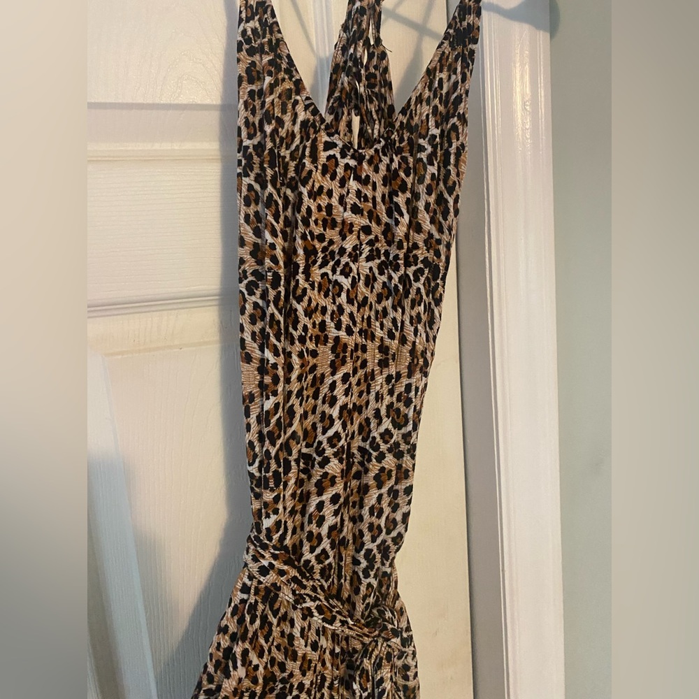 Carly Jean leopard print jumpsuit